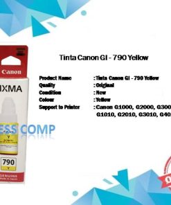 Tinta Canon GI - 790 Printer G1010 G2010 G3010 G4010 Yellow