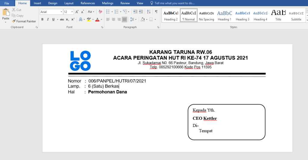 Cara Ngeprint Amplop